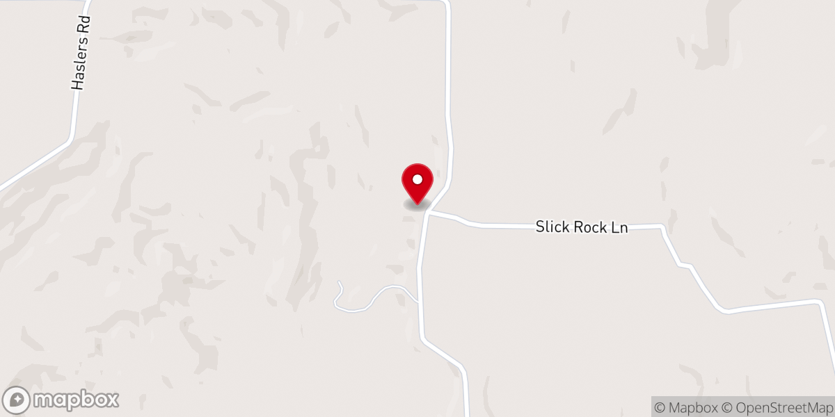 Map showing location of Walnut Grove Church