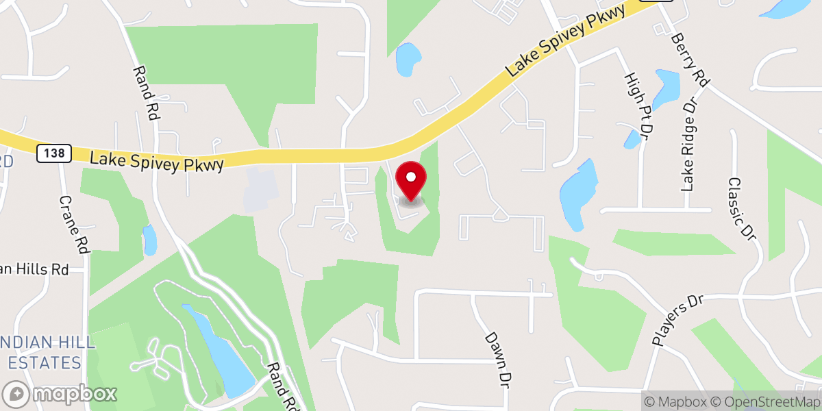Map showing location of ALC Jonesboro