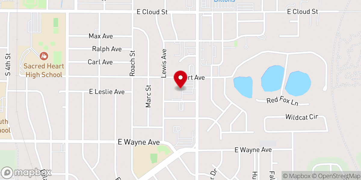 Map showing location of The Ark Church Salina