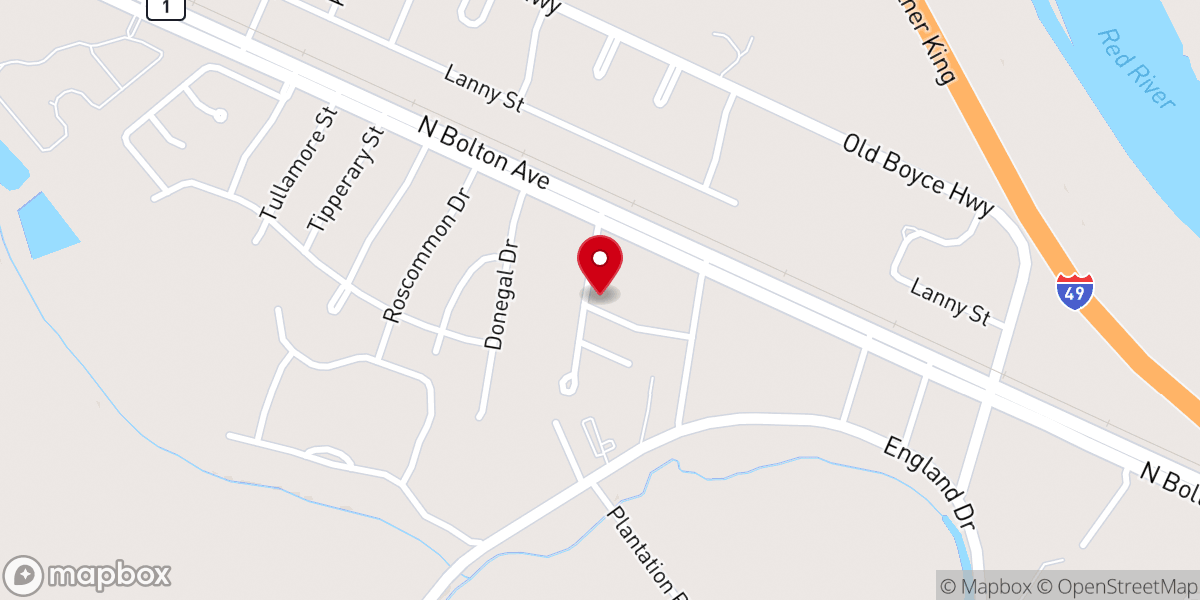 Map showing location of New Bethel Missionary Baptist