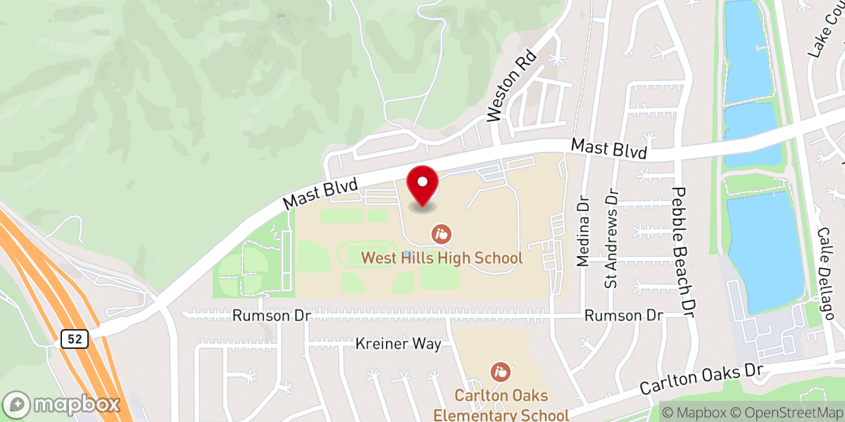 Map showing location of Palm Church