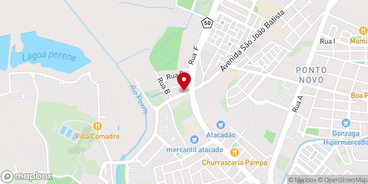 Map showing location of Igreja Evangélica Casa da Bênção - TEMPLO MATRIZ EM SERGIPE