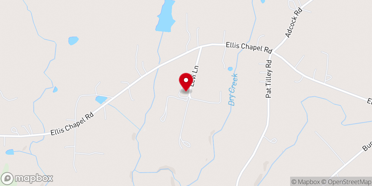 Map showing location of Ellis Chapel