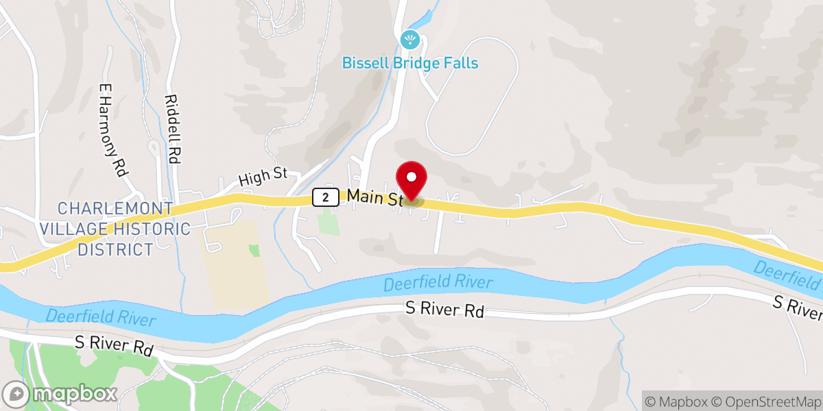 Map showing location of Saint Christopher's Church of Charlemont