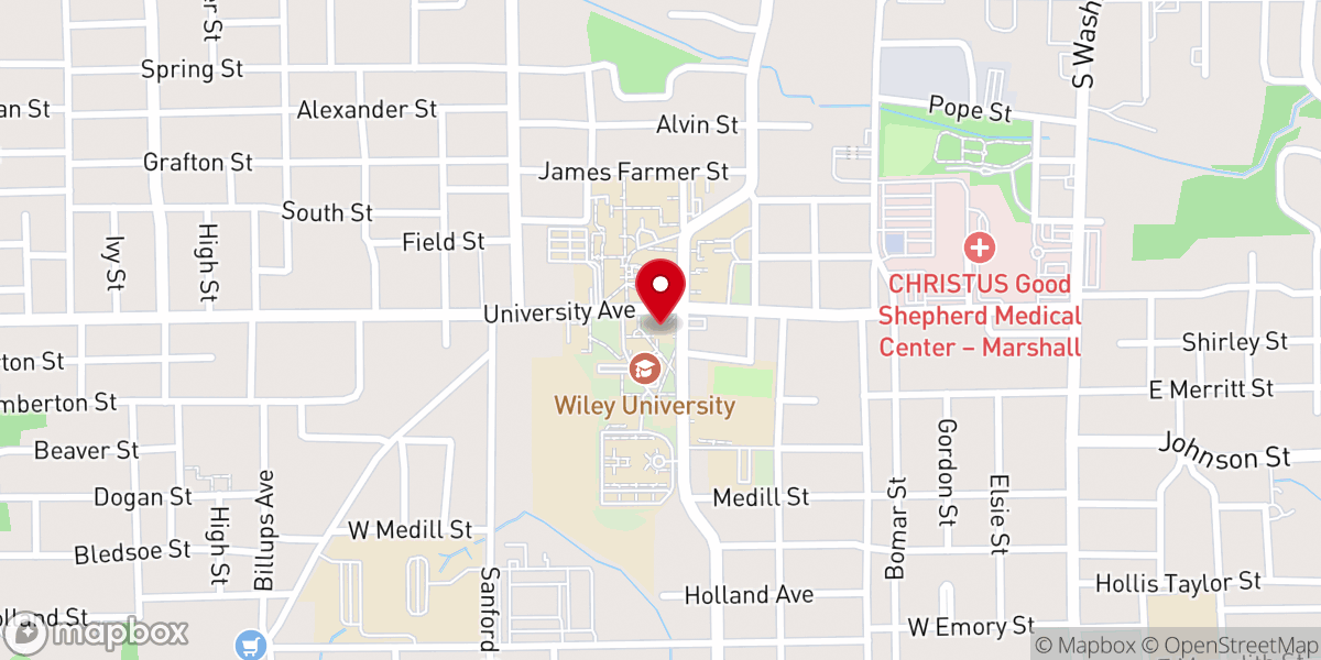Map showing location of Julius S. Scott, Sr. Chapel