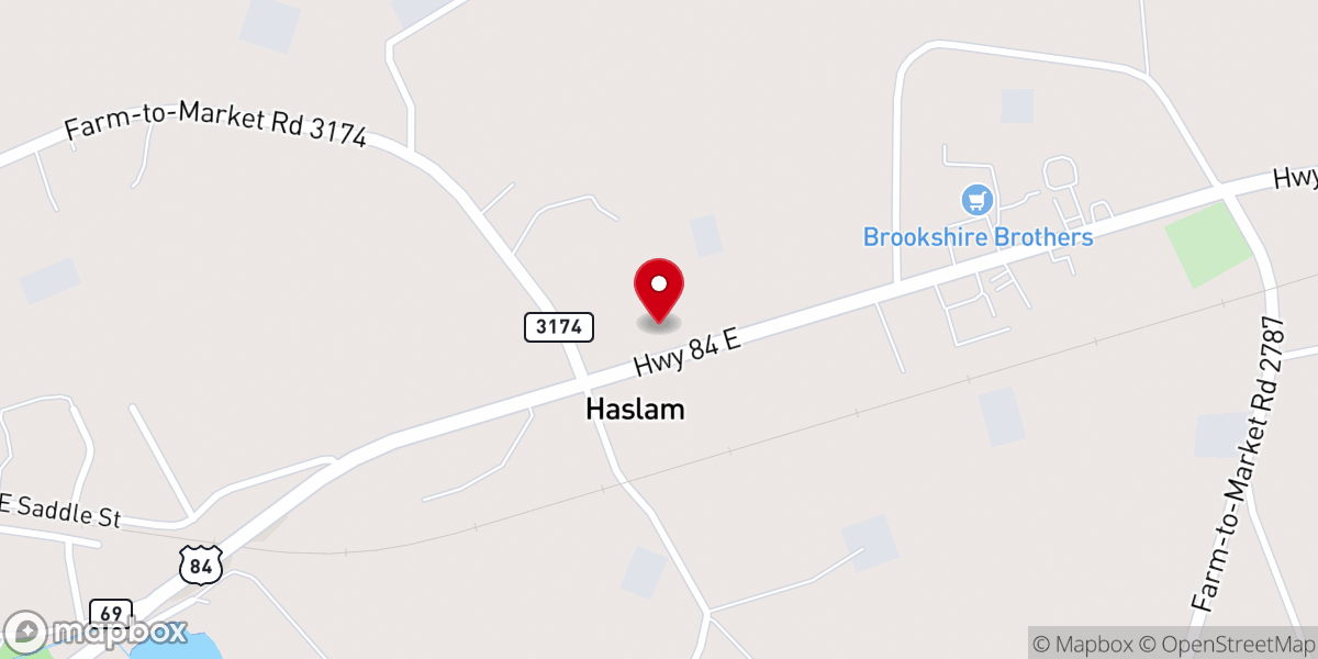 Map showing location of Word of Faith Outreach Center