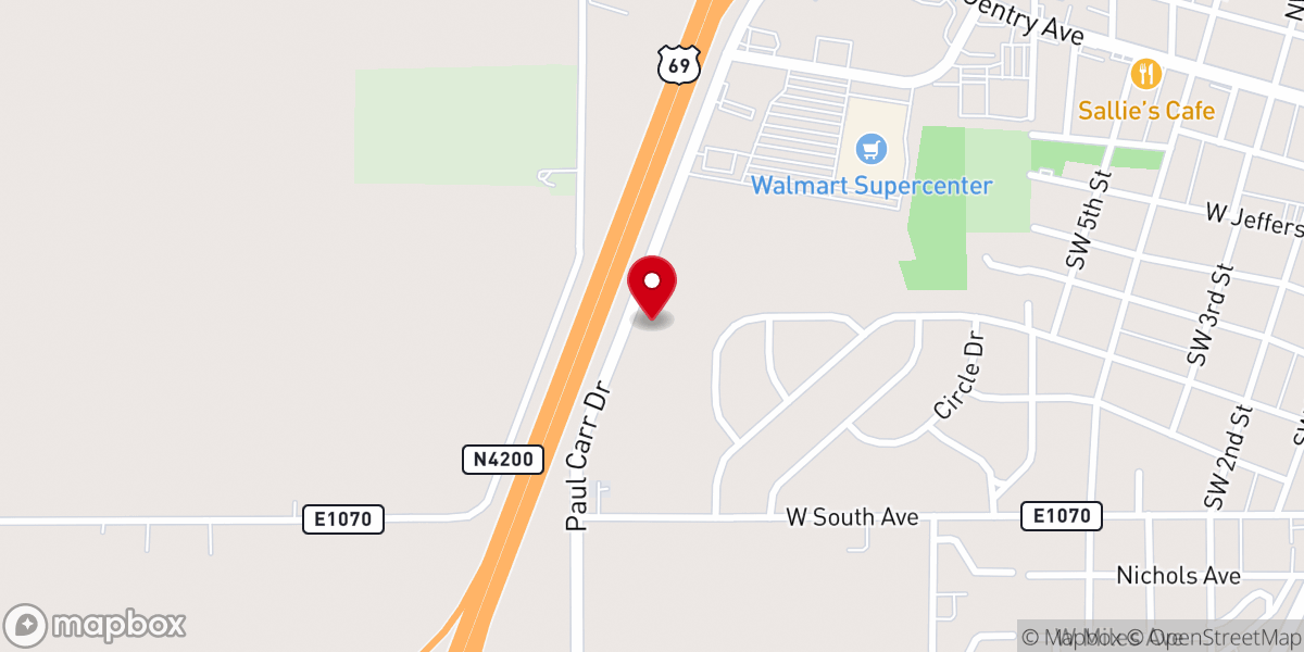 Map showing location of Faith Temple Church & Academy