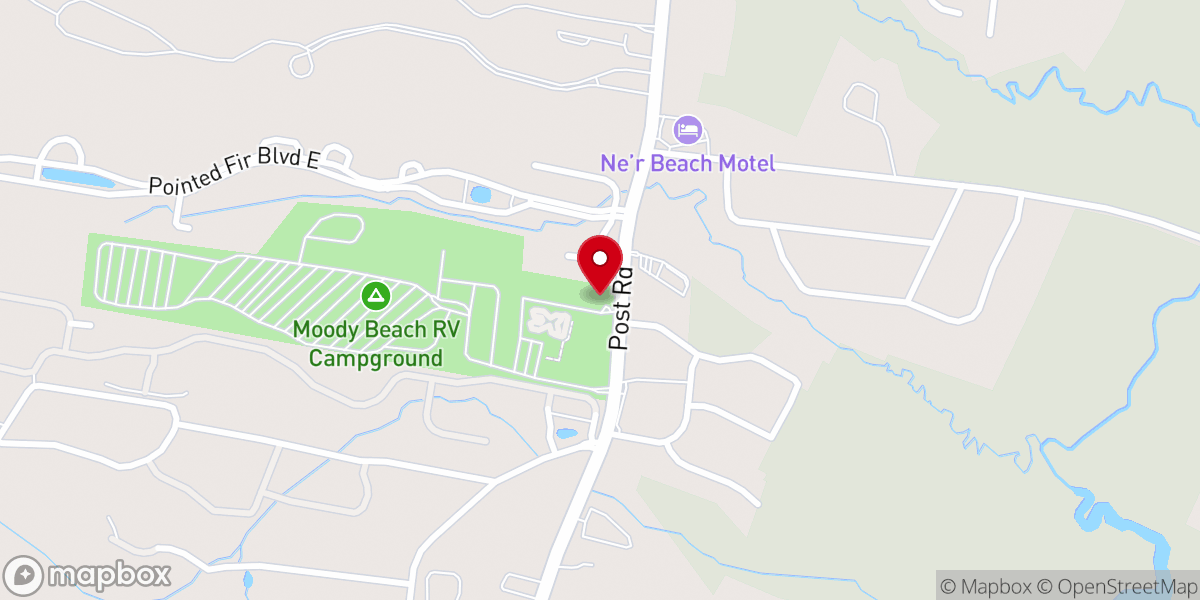 Map showing location of Wells & Ogunquit Center At Moody