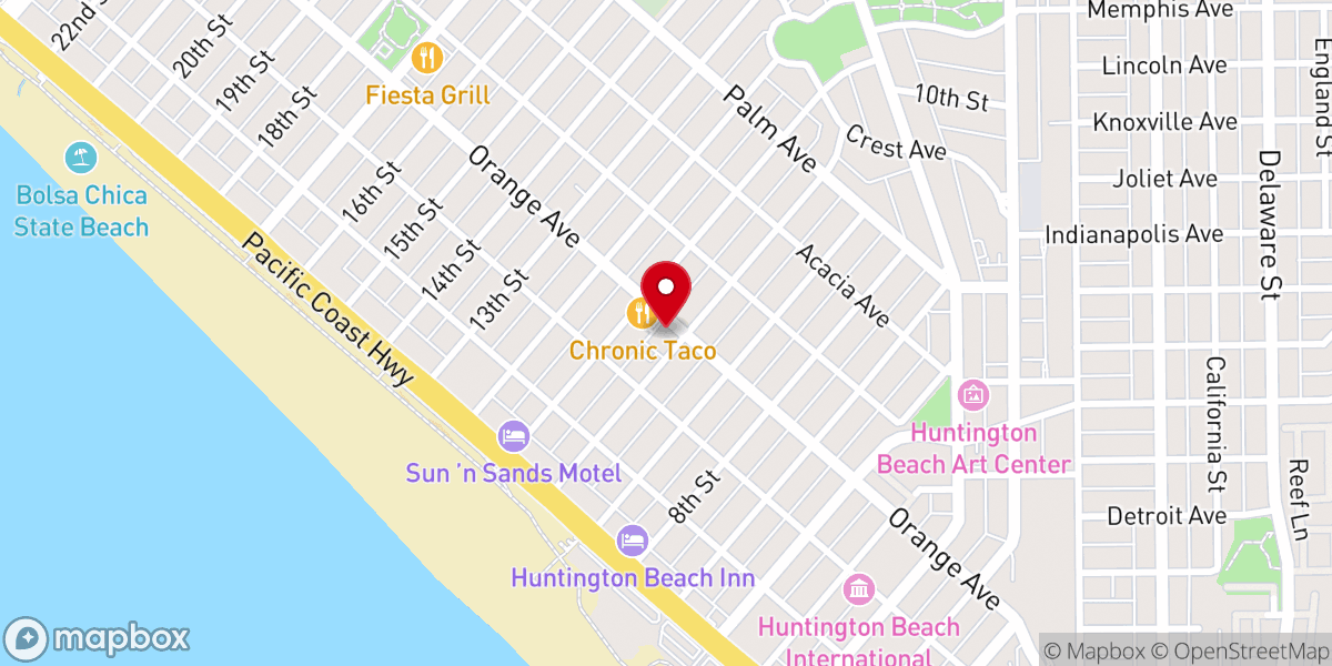 Map showing location of Saint Mary's by the Sea Church