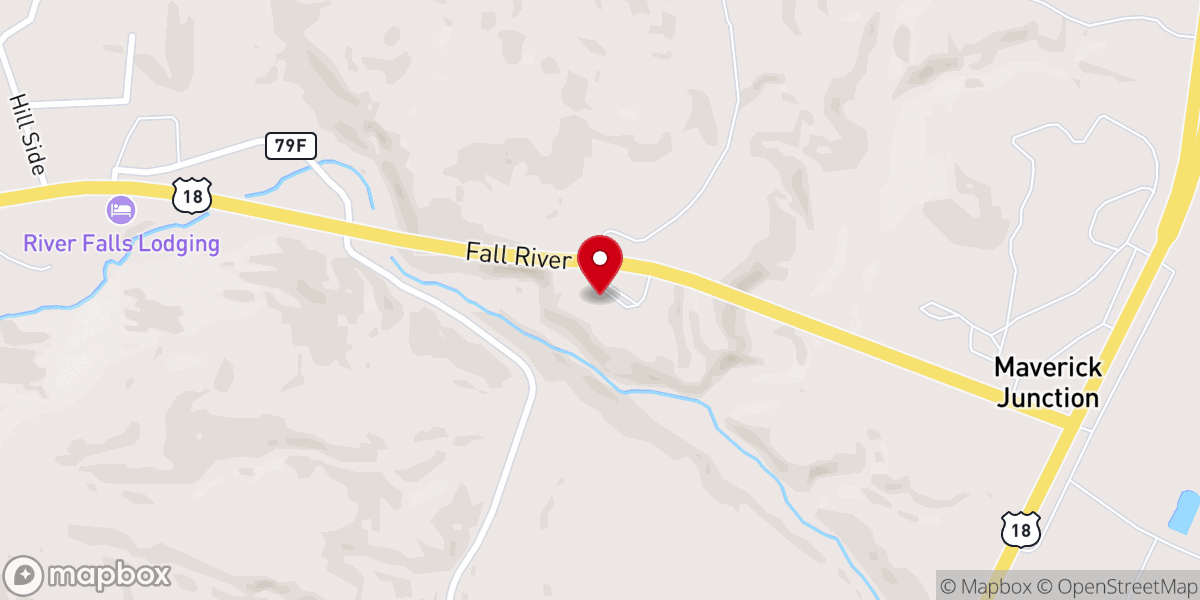 Map showing location of St John's Lutheran Church ELCA