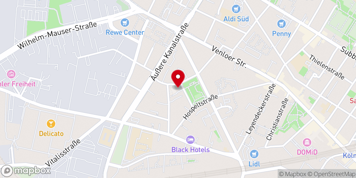 Map showing location of Grabeskirche St. Bartholomäus