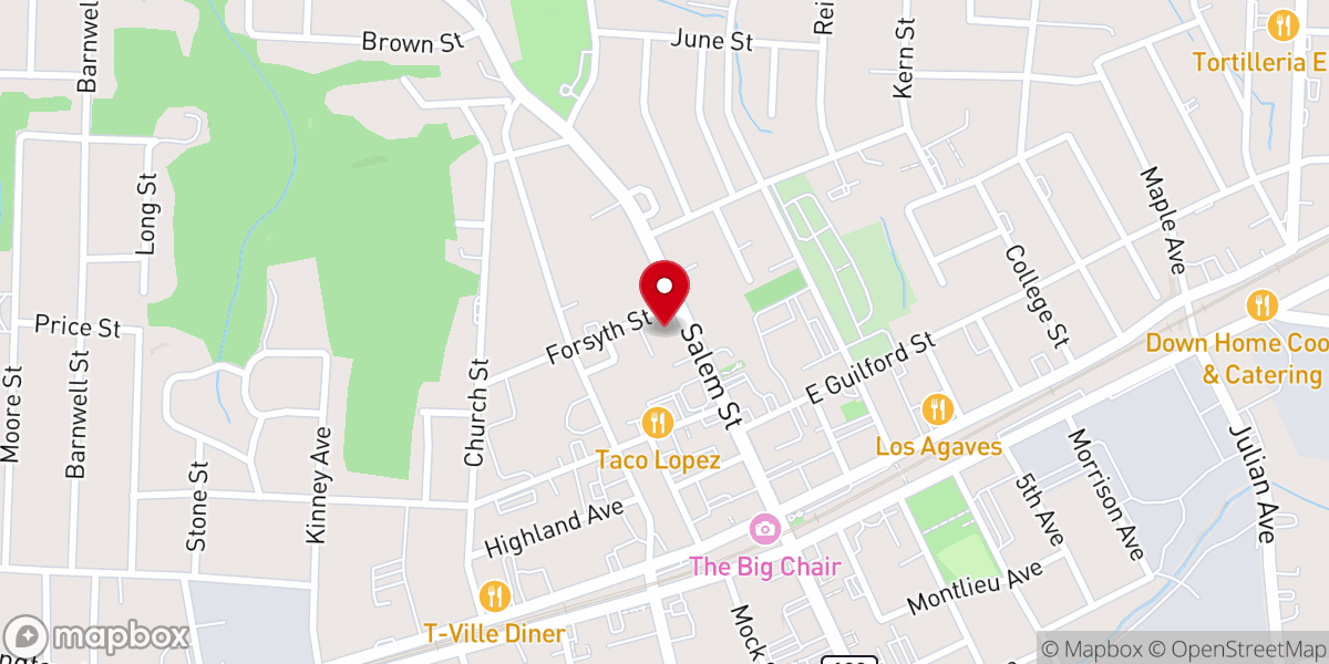 Map showing location of Heidelberg United Church-Christ