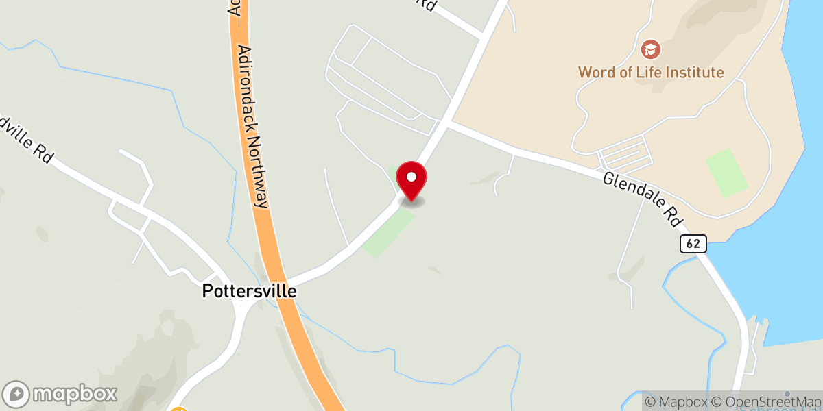 Map showing location of Christ Church