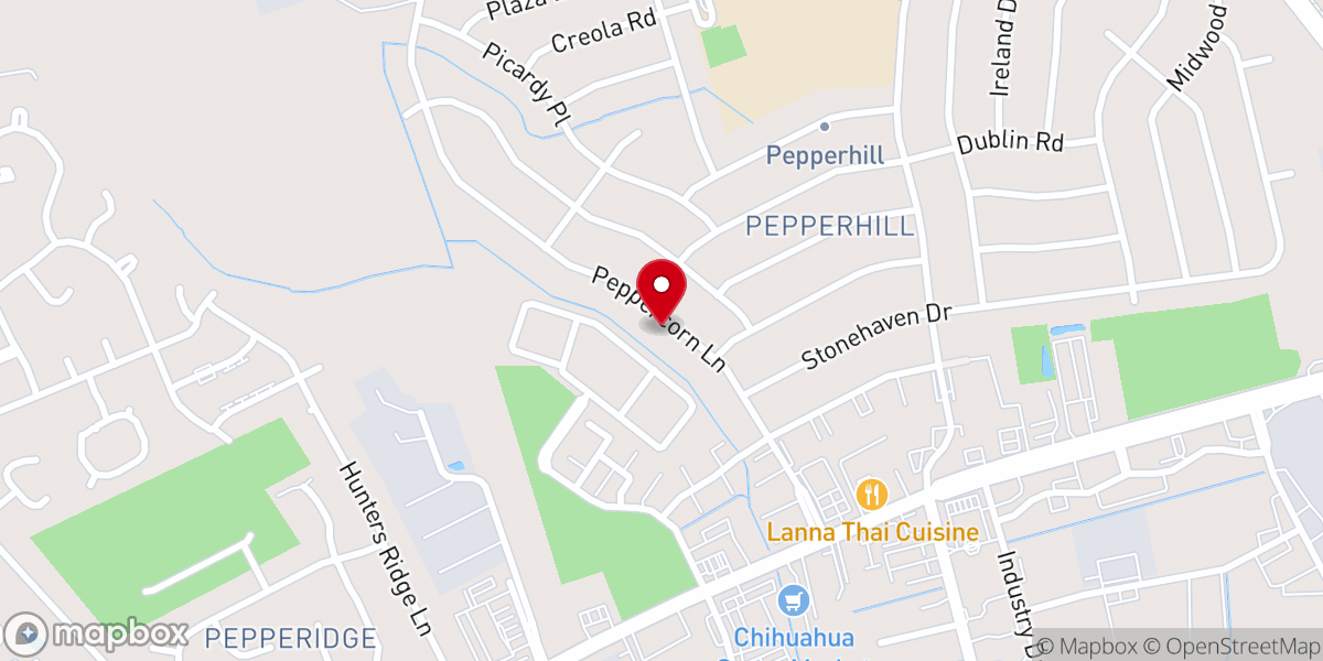 Map showing location of Be Seen in the Light Ministry
