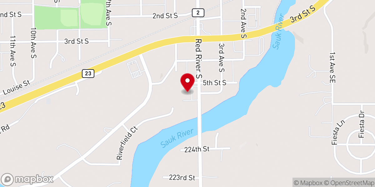Map showing location of Gloria Dei Lutheran Church (ELS)