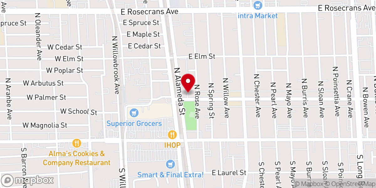 Map showing location of Faith Inspirational Missionary Church