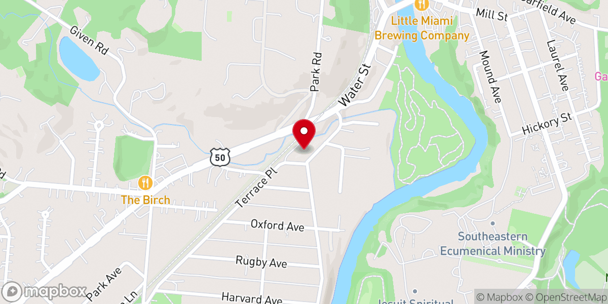 Map showing location of Saint Thomas Episcopal Church