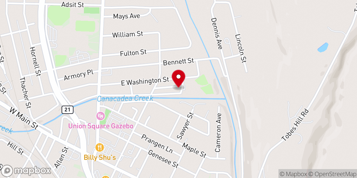 Map showing location of CHURCH STREET COURT