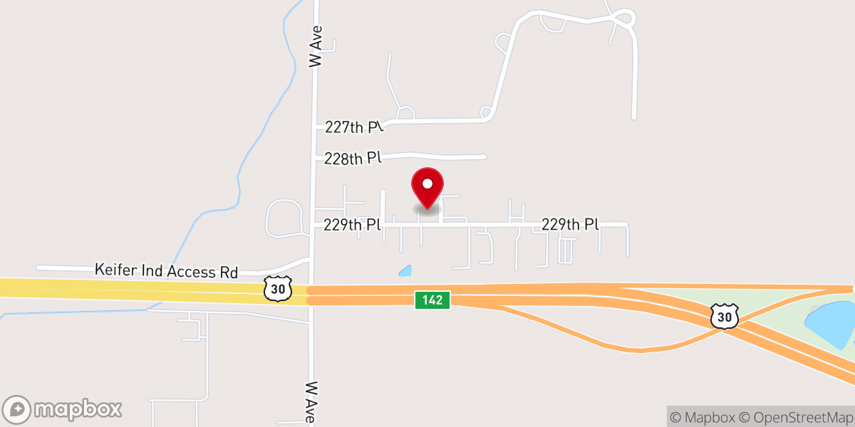 Map showing location of Calvary Chapel Ames