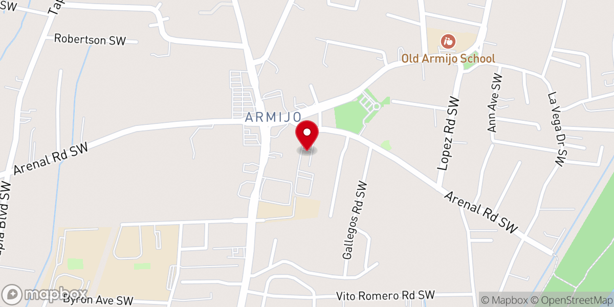 Map showing location of St. Anne's Catholic Church
