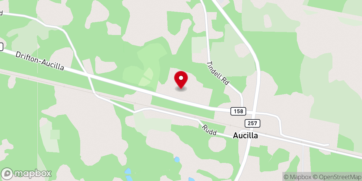 Map showing location of Aucilla Christian Academy