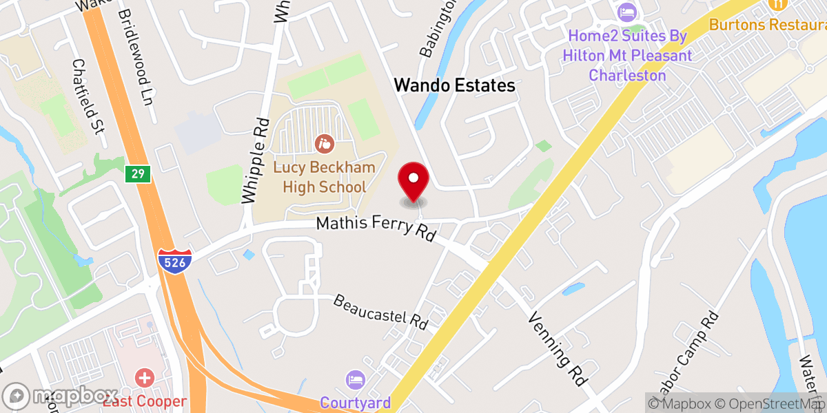Map showing location of Grace Bible Church