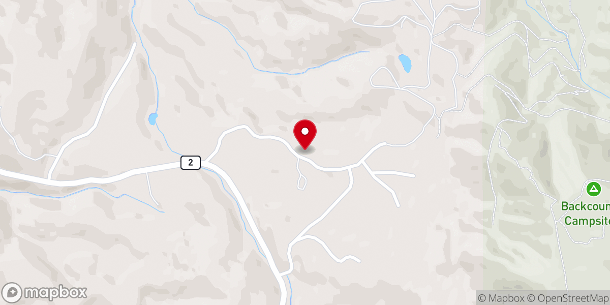 Map showing location of Full Gospel Church