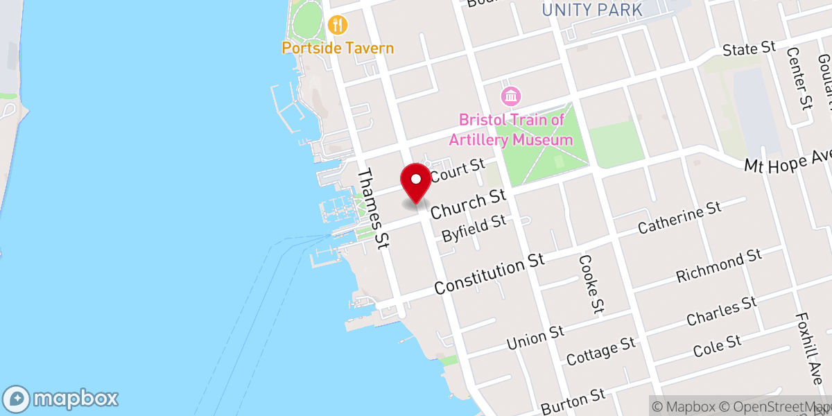 Map showing location of St. Michael's Episcopal Church
