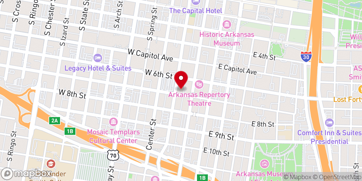 Map showing location of Cathedral of St Andrew