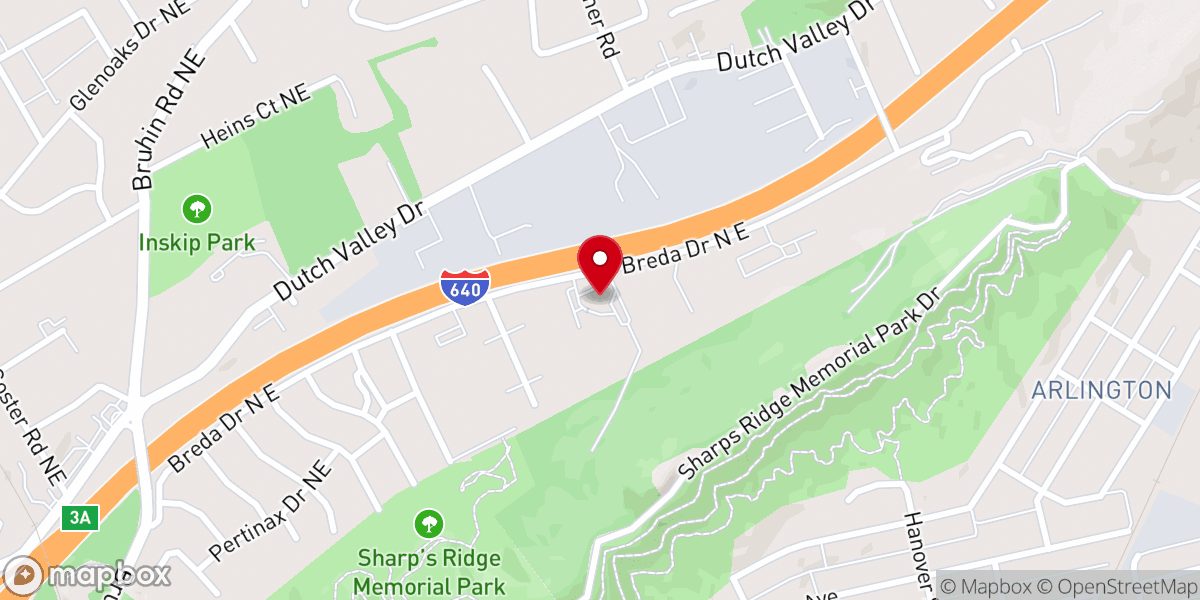 Map showing location of Park West Church Dutch Valley Campus
