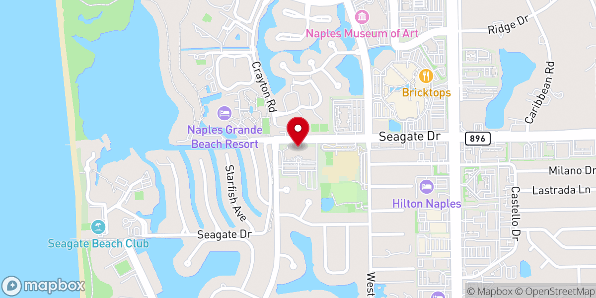 Map showing location of Naples United Church of Christ