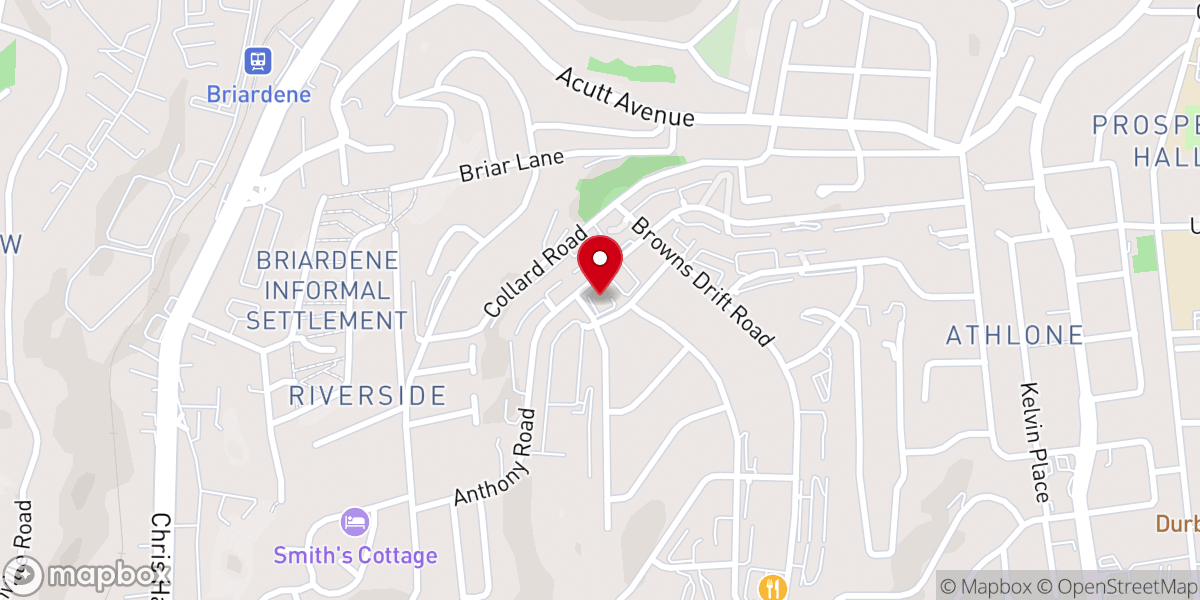 Map showing location of Grace Family Church - Riverside Campus