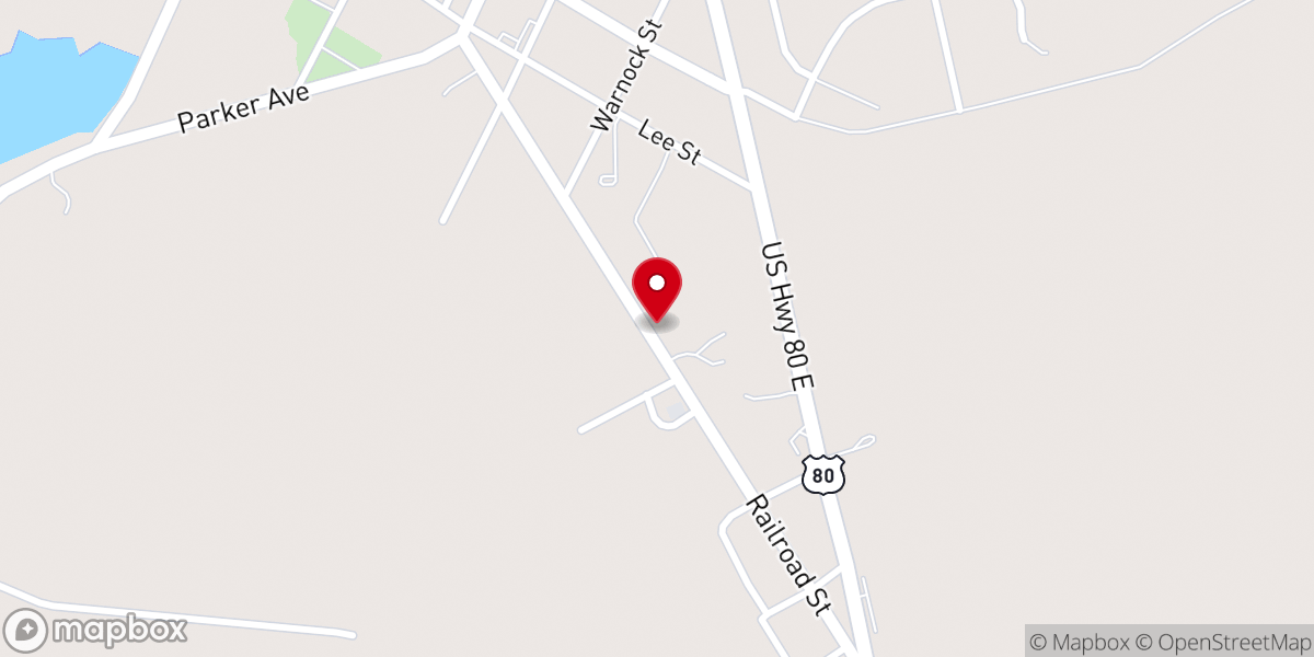 Map showing location of Little Bethel Missionary Baptist Church