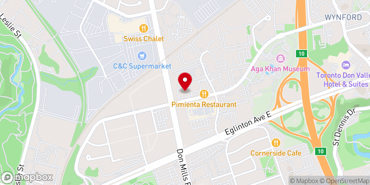 Map showing location of St. Andrew Kim Korean Catholic Church