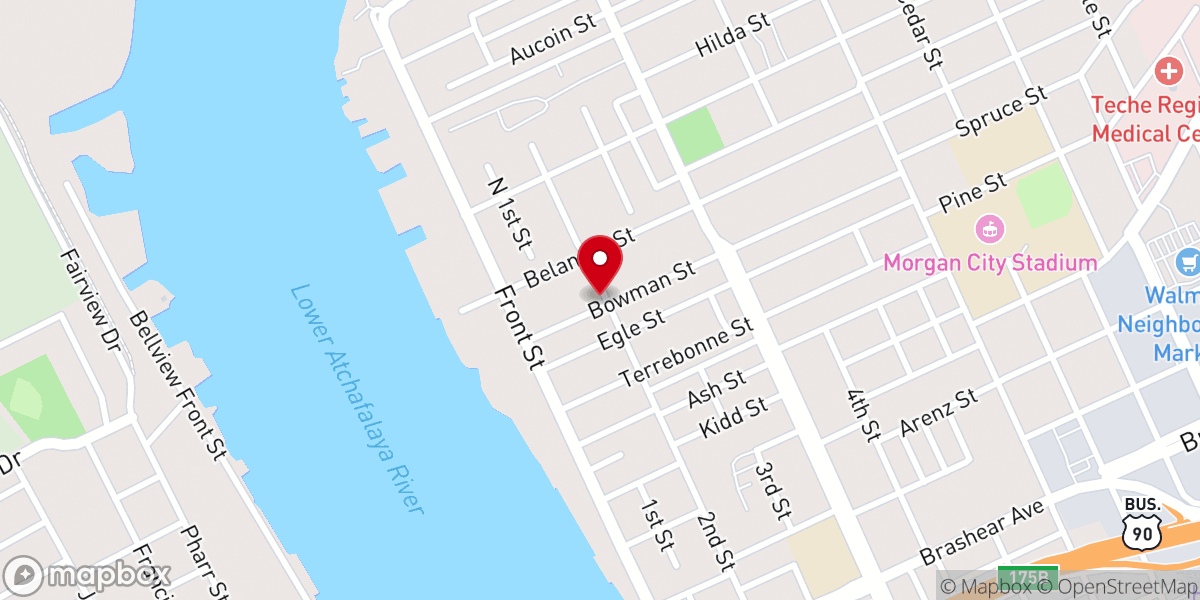 Map showing location of Mc Family Church