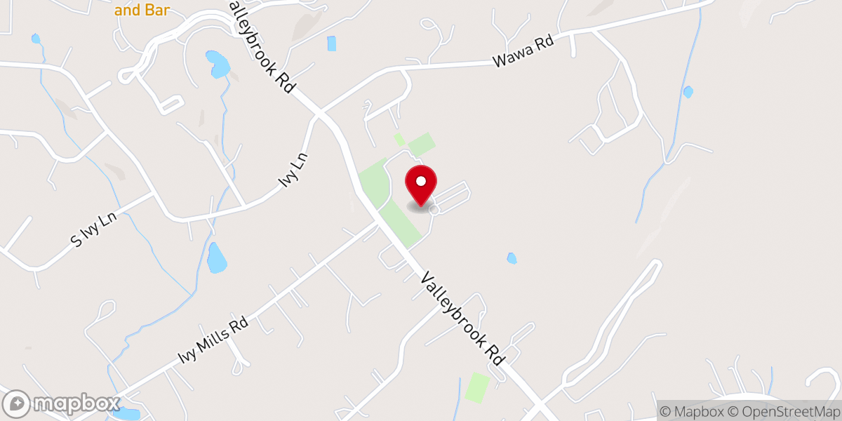 Map showing location of Saint Thomas the Apostle Church