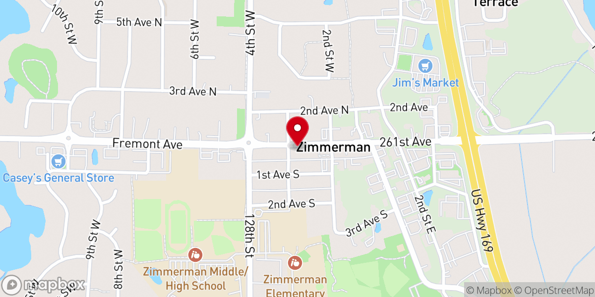 Map showing location of Connection Center Church