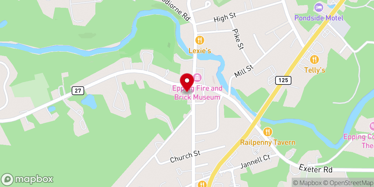 Map showing location of Epping Community Church