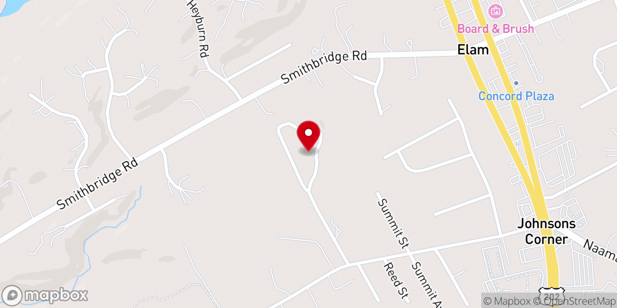 Map showing location of Brandywine Summit Camp Meeting