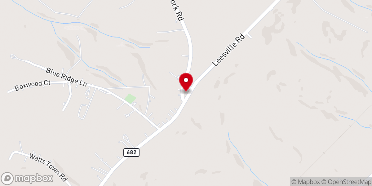 Map showing location of Mt Moriah Baptist Church