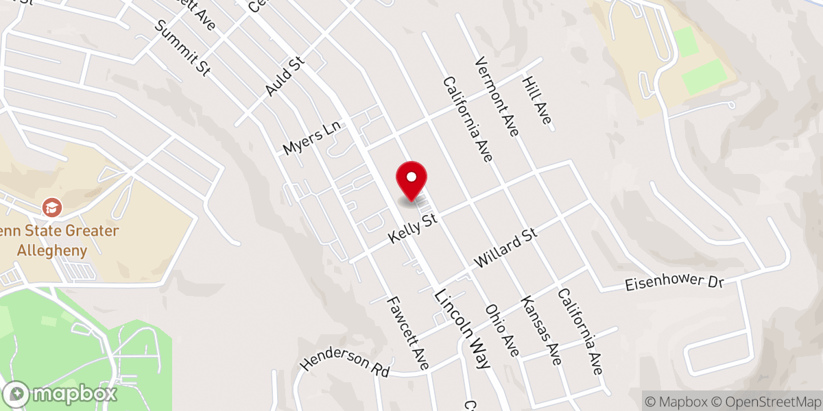 Map showing location of Sampson's Mills Presbyterian Church