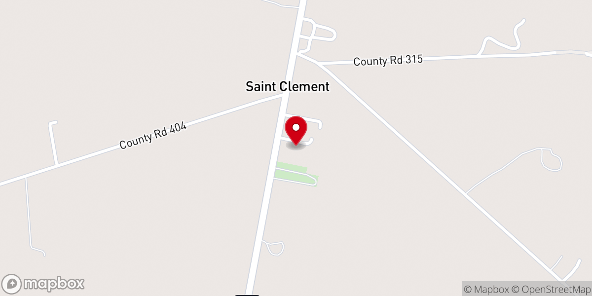 Map showing location of St Clement Catholic School