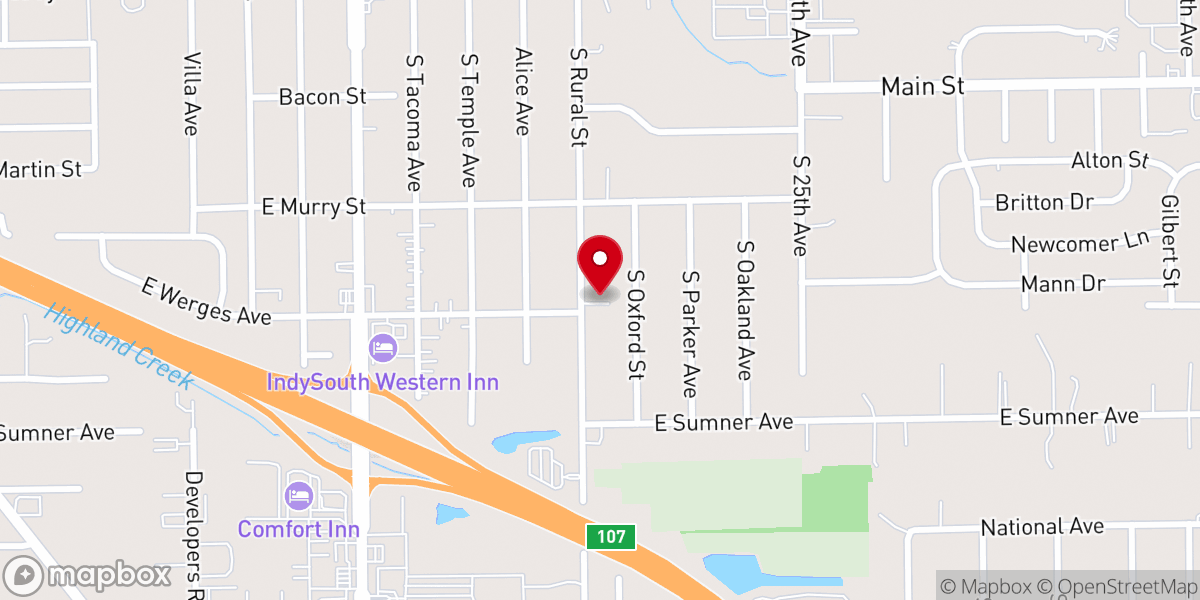 Map showing location of First Church Of Cannabis