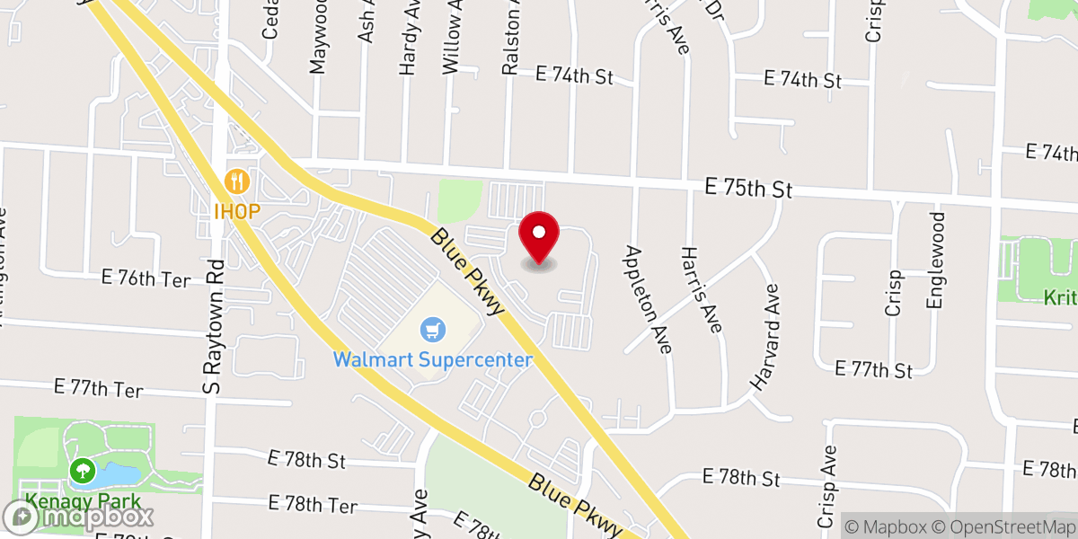 Map showing location of Connection Point Church