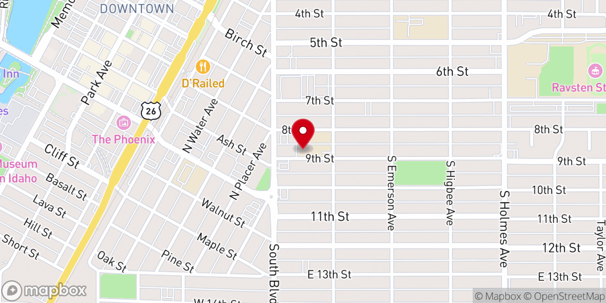 Map showing location of Holy Rosary Religious Educ