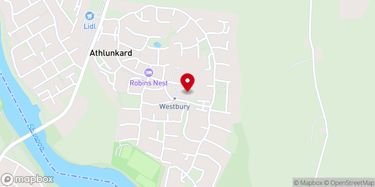 Map showing location of St. Nicholas's Catholic Church,Westbury