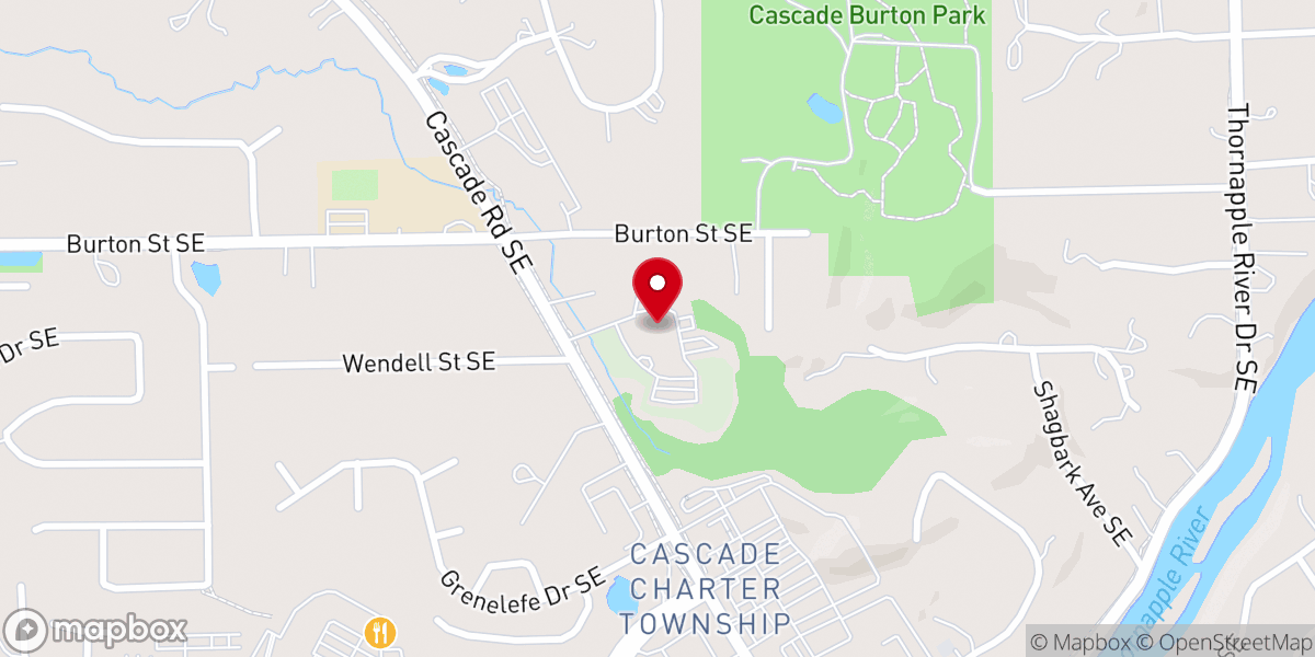 Map showing location of Cascade Fellowship Christian Reformed Church