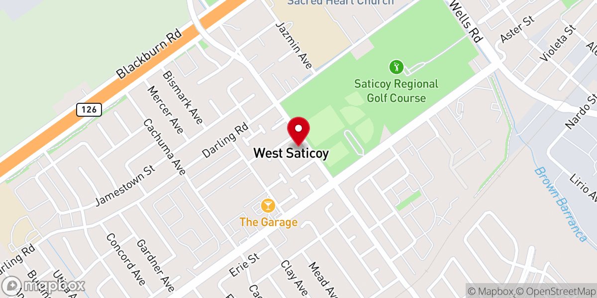 Map showing location of Gold Coast Baptist Church
