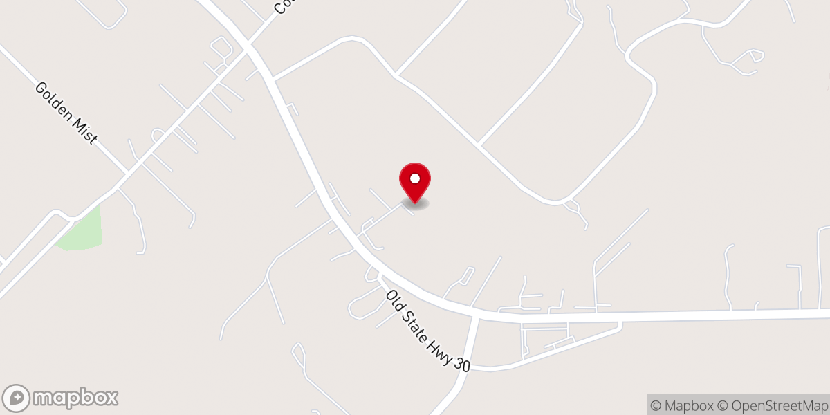 Map showing location of St. Silouan Orthodox Christian Church