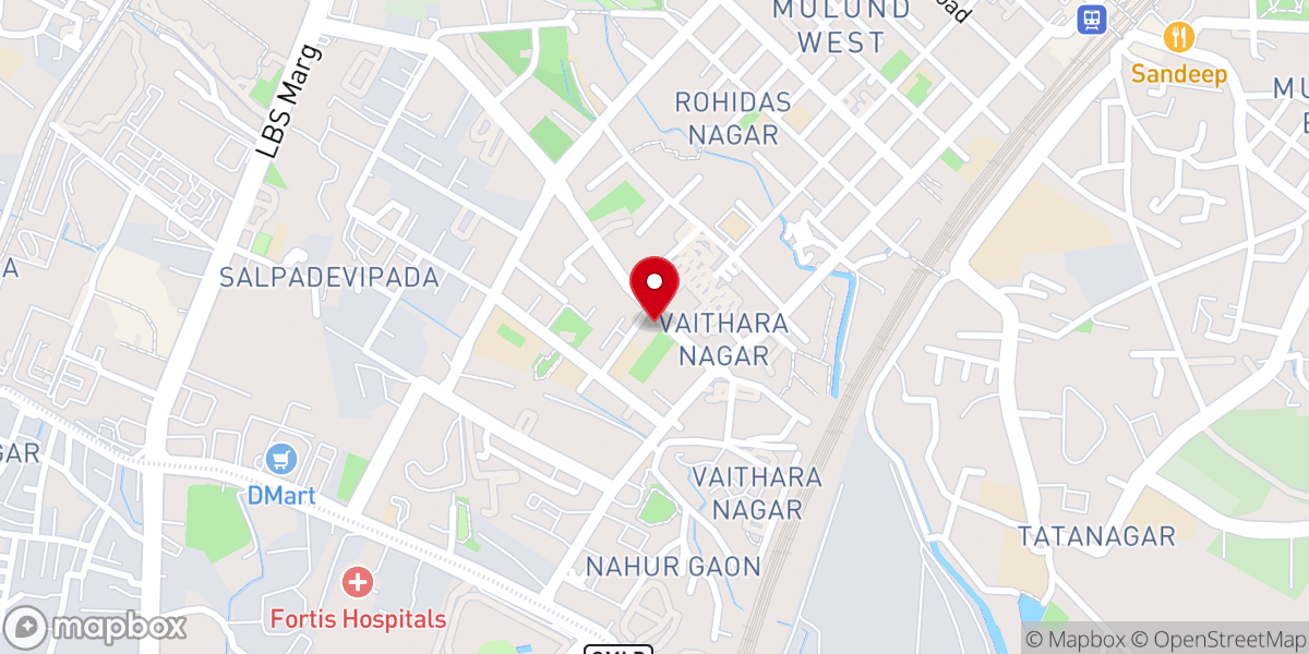 Map showing location of St. Pius X Church